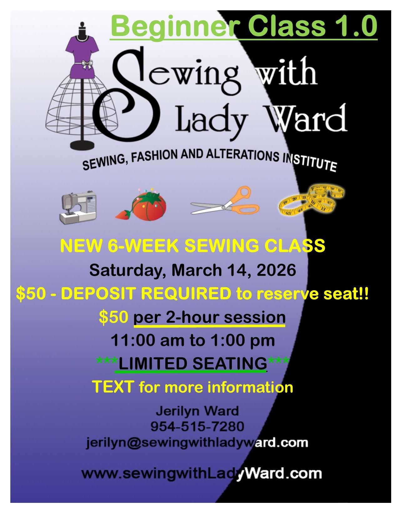 Beginner Sewing Workshop